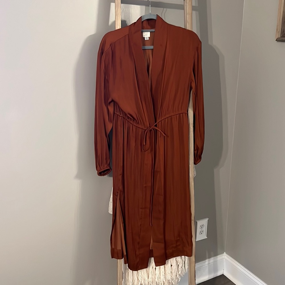A New Day Burnt Orange Duster